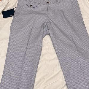 NWT Men’s Suitsupply blue print trousers. Sz EU50